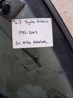 Toyota 	Avensis	1997-2003	Sol Arka Kelebek (Stok Kodu: To-7)