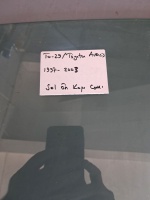 Toyota Avensis Sol Ön Kapı Camı 1997-2003 (Stok Kodu: To-29)