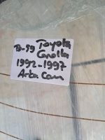 Toyota Corolla 1993-1997 Arka Cam (Stok Kodu: To-59)