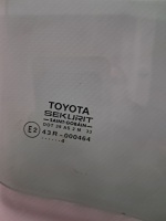 Toyota Corolla 2000-2007 Sağ Arka Kapı Camı (Stok Kodu: To-62)
