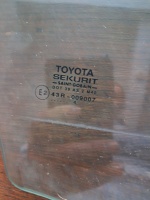 Toyota Corolla 2002-2007 Sağ Ön Kapı Camı (Stok Kodu: To-52)