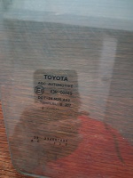 Toyota 	Corolla	2012-2019	Sağ Ön Kapı Camı	(Stok Kodu:	To-66)