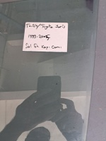 Toyota 	Yaris Sol Ön Kapı Camı 1999-2005	(Stok Kodu: To-24)