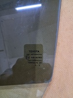 Toyota 	Yaris Sol Ön Kapı Camı 2006-2011	(Stok Kodu: To-12)