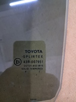 Toyota 	Yaris Sol Ön Kapı Camı 2006-2011	(Stok Kodu: To-13)