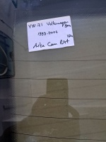 Volkswagen	Bora	1999-2004	Arka Cam Rzt.	(Stok Kodu:	VW-21)