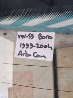Volkswagen 	Bora	1999-2004	Arka Cam Rzt.	(Stok Kodu:	VW-59)