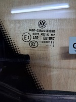Volkswagen	Golf - 6	Sağ Arka Kelebek Camı (2006-2012)