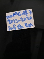 Volkswagen Golf-7 2013-2020 Sağ Ön Kapı Camı (Stok Kodu: VW-103)