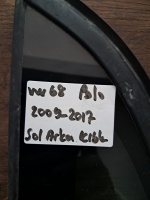 Volkswagen 	Polo	2009-2017	Sol Arka Kelebek Camı 	(Stok Kodu:	VW-68)