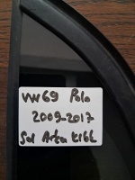 Volkswagen 	Polo	2009-2017	Sol Arka Kelebek Camı 	(Stok Kodu:	VW-69)