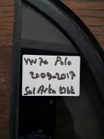 Volkswagen 	Polo	2009-2017	Sol Arka Kelebek Camı 	(Stok Kodu:	VW-70)