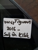 Volkswagen 	Tiguan	2016-	Sağ Ön Kelebek Camı	(Stok Kodu:	VW-65)