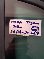 Volkswagen Tiguan 2016- Sol Arka Yan Sabit Camı (Stok Kodu: VW-144)