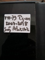 Volkswagen Tiguan Sağ Arka Kelebek Camı (Stok Kodu: VW-79)