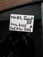 Volkswgen Passat B-8 Sağ Arka Kelebek Camı (Stok Kodu: VW-92) 