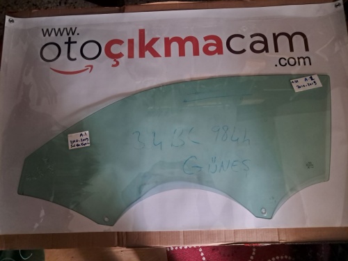 Audi	A-1	Sol Ön Kapı Camı	2010-2019	(Stok Kodu:	A-311)