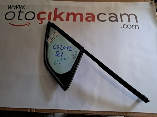 Citroen C-3 2010-2014 Sol Ön Kelebek Camı (Stok Kodu: Ci-143)