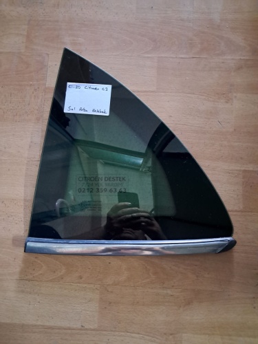 Citroen	C-3	Sol Arka Kelebek Camı 	2011-18	(Stok Kodu:	Ci-20)