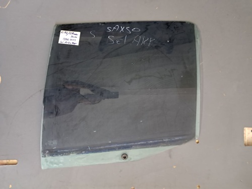Citroen 	Saxo	Sol Arka Kapı Camı	1996-2003	(Stok Kodu:	Ci-72)