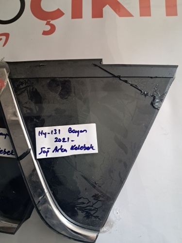 Hyundai Bayon 2021- Sağ Arka Kelebek Camı (Stok Kodu: Hy-131)