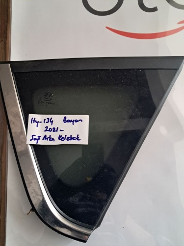 Hyundai Bayon 2021- Sağ Arka Kelebek Camı (Stok Kodu: Hy-134)