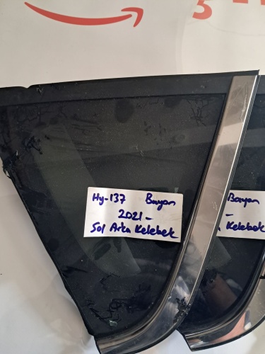 Hyundai Bayon 2021- Sol Arka Kelebek Camı (Stok Kodu: Hy-137)