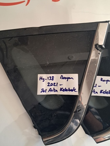 Hyundai Bayon 2021- Sol Arka Kelebek Camı (Stok Kodu: Hy-138)