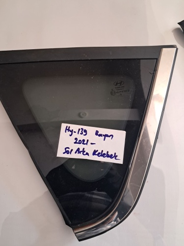 Hyundai Bayon 2021- Sol Arka Kelebek Camı (Stok Kodu: Hy-139)