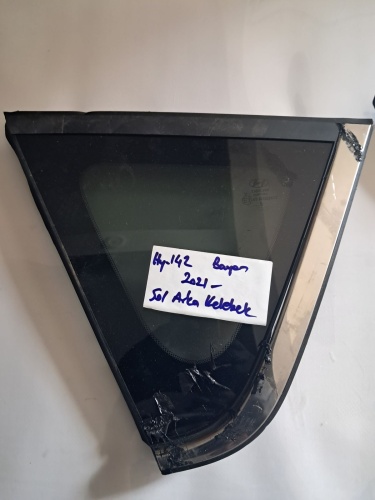 Hyundai Bayon 2021- Sol Arka Kelebek Camı (Stok Kodu: Hy-142)