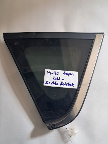 Hyundai Bayon 2021- Sol Arka Kelebek Camı (Stok Kodu: Hy-143)