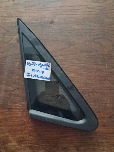 Hyundai  	i-30	2012-2017	Sol Arka Kelebek Camı	(Stok Kodu:	Hy-27)
