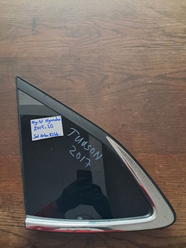 Hyundai	  Tucson	  2015-2020	Sol Arka Kelebek Camı	(Stok Kodu:	Hy-41)
