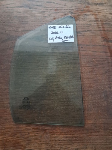 Kia 	Rio	Sağ Arka Kelebek Camı	2006-2011	(Stok Kodu:	Ki-38)