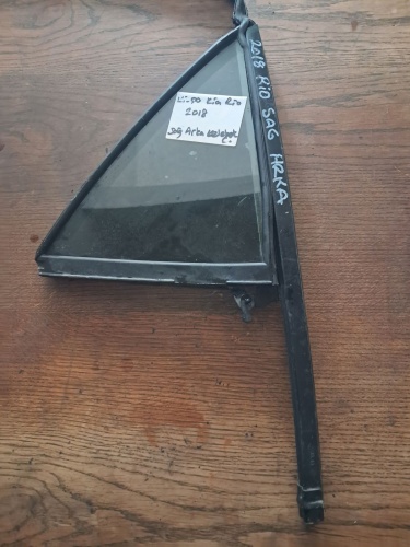 Kia 	Rio	Sağ Arka Kelebek Camı	2018-	(Stok Kodu:	Ki-50)