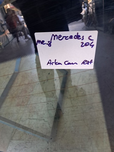 Mercedes	C Seri (204 Kasa)	Arka  Cam		(Stok Kodu:	Me-8)