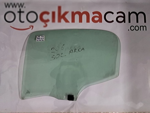 Peugeot 206 Sol Arka Kapı Camı 1998-2006 (Stok Kodu: Pe-258)