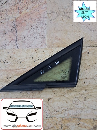 Seat Leon 2005-2012	Sol Ön Kelebek Camı