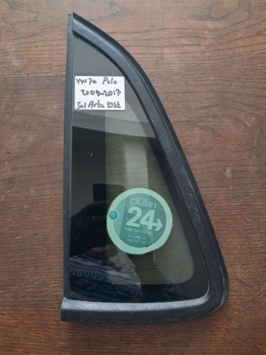 Volkswagen 	Polo	2009-2017	Sol Arka Kelebek Camı 	(Stok Kodu:	VW-70)